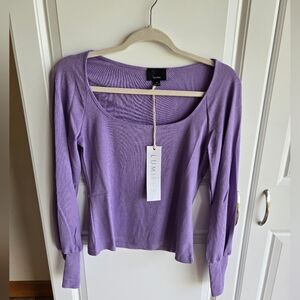Lumiere Purple Long Sleeve Top